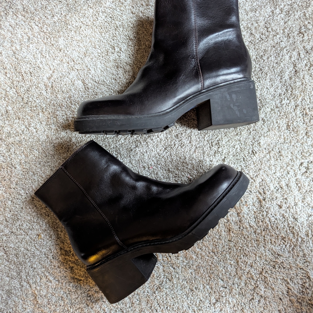 Nine West Black Heeled Boots